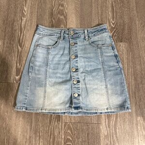 American Eagle Women’s Denim Button Skirt